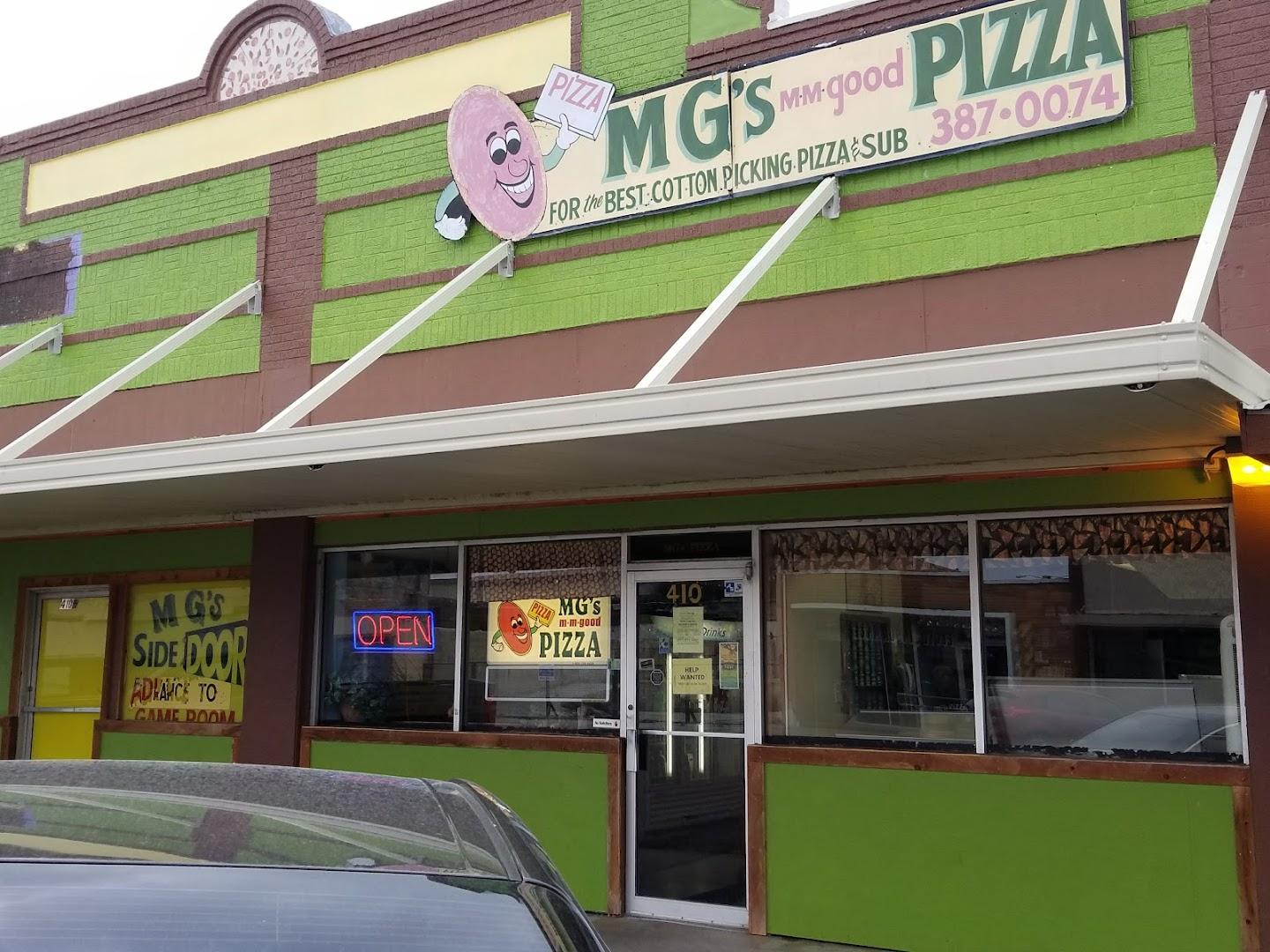 MG'S Pizza Menu