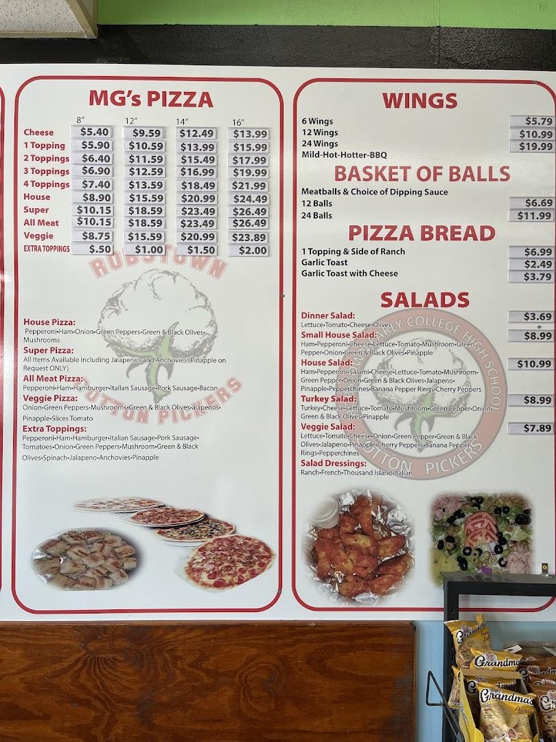 MG'S Pizza Menu image 2